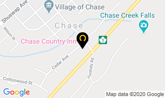 Chase Country Inn Motel in Chase map