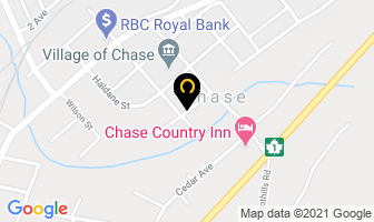 Chase Home Support Service in Chase map