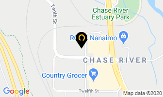 Chase River Veterinary Hospital in Nanaimo map
