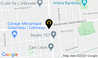 Chatel Cleaners in Gatineau map