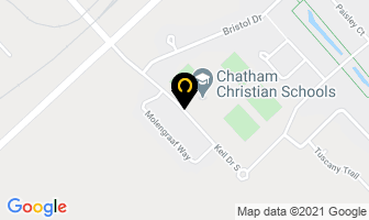 Chatham Christian School in Brownsburg-Chatham map