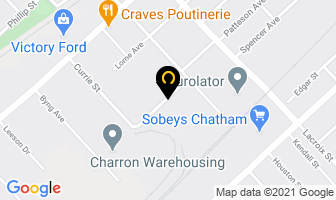 Chatham Commercial Warehousing in Brownsburg-Chatham map