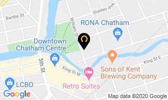 Chatham Granite Club in Chatham-Kent map