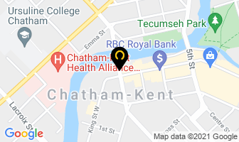Chatham Kent Accident Support Services in Chatham-Kent map