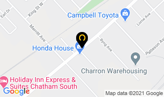 Chatham Mazda in Brownsburg-Chatham map