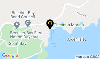 Cheanuh Marina in Sooke map