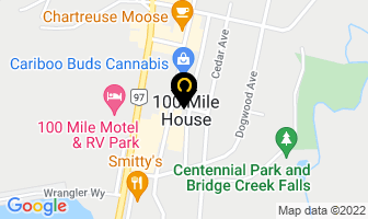 Cheap Movers Barrie in 100 Mile House map