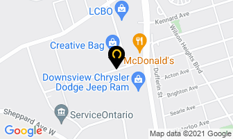 Checker Taxi in North York map