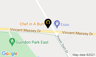 Chef In A Bun in Cornwall map