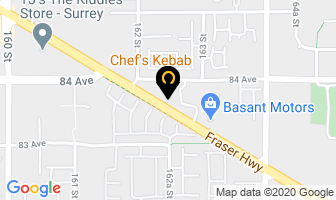Chefs Kebab in Surrey map
