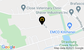 Cherokee Trailer & Supply Company in Kitchener map