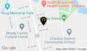 Chesley Chiropractic Clinic in Claremont map