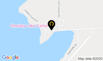 Chesley Lake Camp in Allenford map