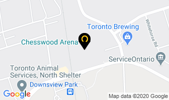 Chesswood Arena in Orillia map