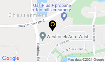 Chestermere Dental in Rocky View County map
