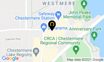 Chestermere Optometry Corp in Chestermere map