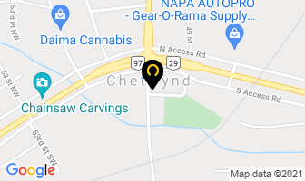 Chetwynd Towing & Hauling in Chetwynd map