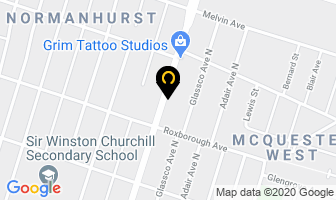 Cheung's Restaurant in Hamilton map