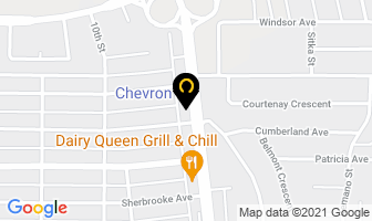 Chevron in Elliot Lake map