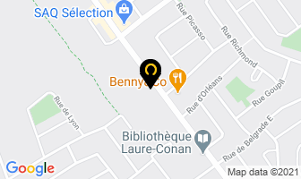 Chez Kim in Beauharnois map