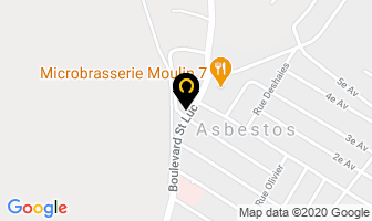 Chez Oncle Picsous in Asbestos map
