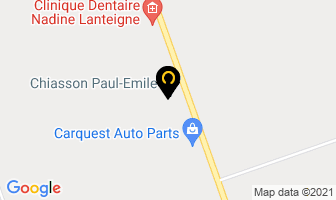 Chiasson Paul-Emile in Caraquet map