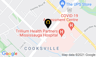 Chiavaro Hector L Dr in Mississauga map