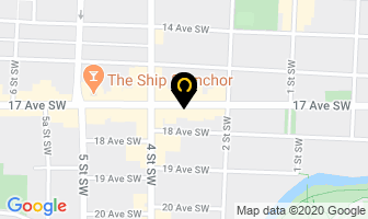 Chicago Deep Dish Pizza in Calgary map