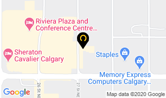 Chicago Deep Dish Pizza Sunridge in Calgary map