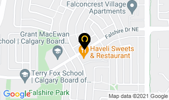 Chicago Pizza in Calgary map