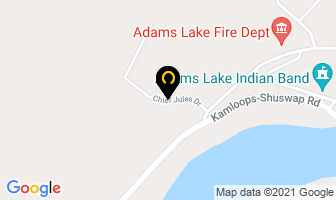 Chief Atahm School in Chase map