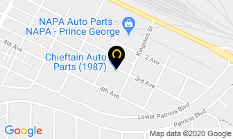 Chieftain Auto Parts (1987) Inc in Prince George map