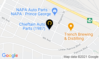 Chieftain Auto Parts (1987) Inc in Prince George map