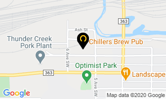Chillers Brew Pub in Moose Jaw map
