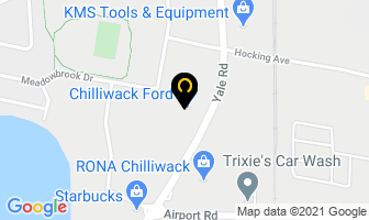 Chilliwack Ford in Chilliwack map
