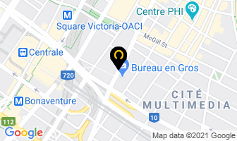 China Ocean Shipping in Montreal map