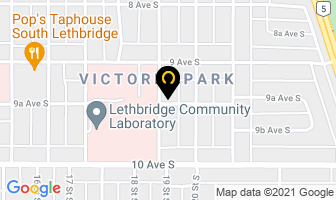 Chinook Cardiology in Lethbridge map