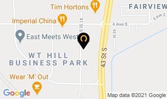 Chinook Pet Clinic in Lethbridge map