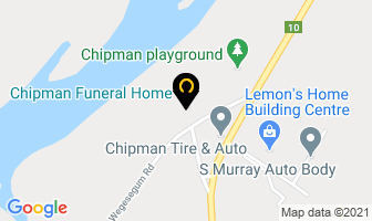 Chipman Funeral Home Ltd in Chipman map