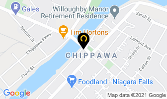 Chippawa Movieland in Niagara Falls map