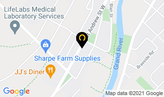 Chipps Distributing in Fergus map