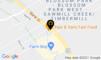 Chips & Dairy Fast Food in Gloucester map