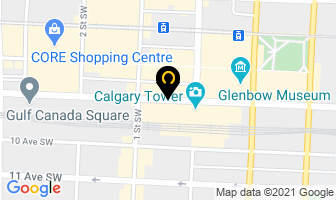 Chiropractor Calgary in Calgary map