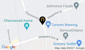 Chonar in North York map