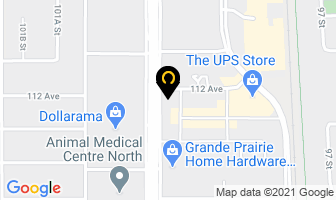 Chong John C K in Grande Prairie map