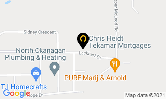 Chris Heidt Tekamar Mortgages Ltd. in Armstrong map