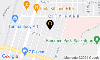 Chris Kolinski - Mortgage Associate in Saskatoon map