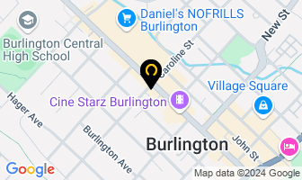 Chris Maynard Real Estate Team in Burlington map