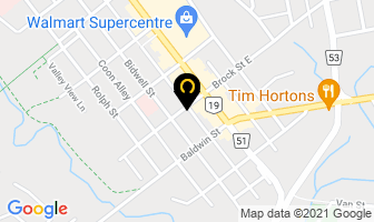 Chrissy's Catering in Tillsonburg map