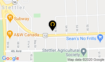 Christ-King Catholic School in Stettler map